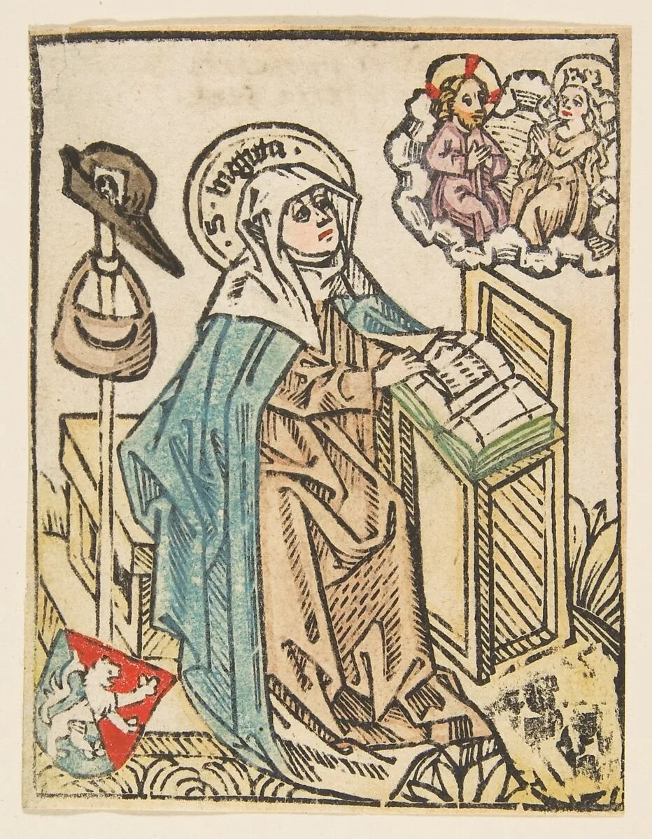 St. Bridget (Schr. 1307a) — Anonymous, German, 15th century