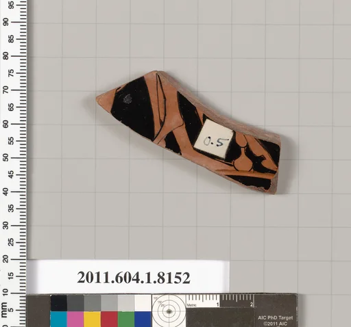 Terracotta fragment of a kylix (drinking cup)