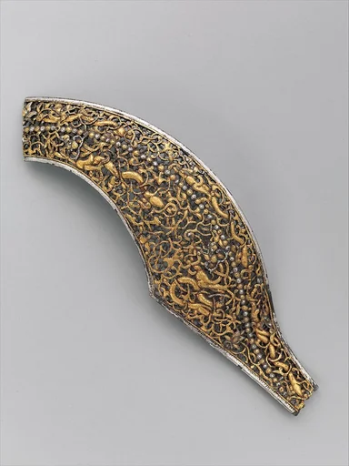 Right Half of a Cantle Plate from a Saddle