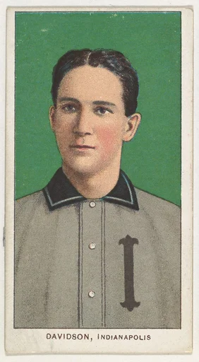 Davidson, Indianapolis, American Association, from the White Border series (T206) for the American Tobacco Company