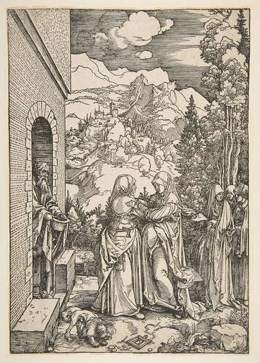 The Visitation, from The Life of the Virgin