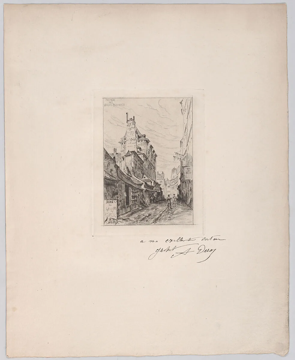 Passages des Vieilles Boucheries — Auguste Victor Deroy