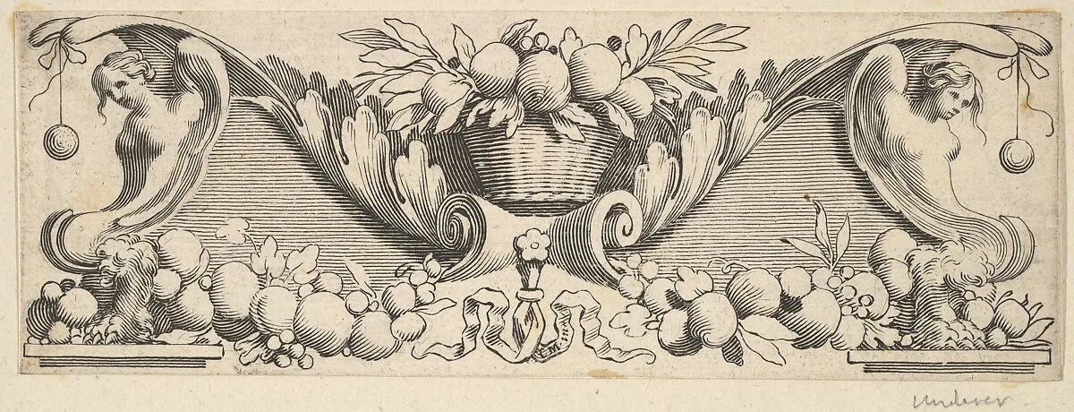 Headband: Basket of Fruit — Claude Mellan
