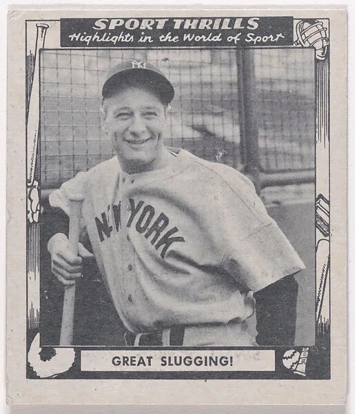Great Slugging!, from the "Sport Thrills" series (R448), issued with Swell Bubble Gum by the Philadelphia Chewing Gum Corporation — Philadelphia Chewing Gum Corporation