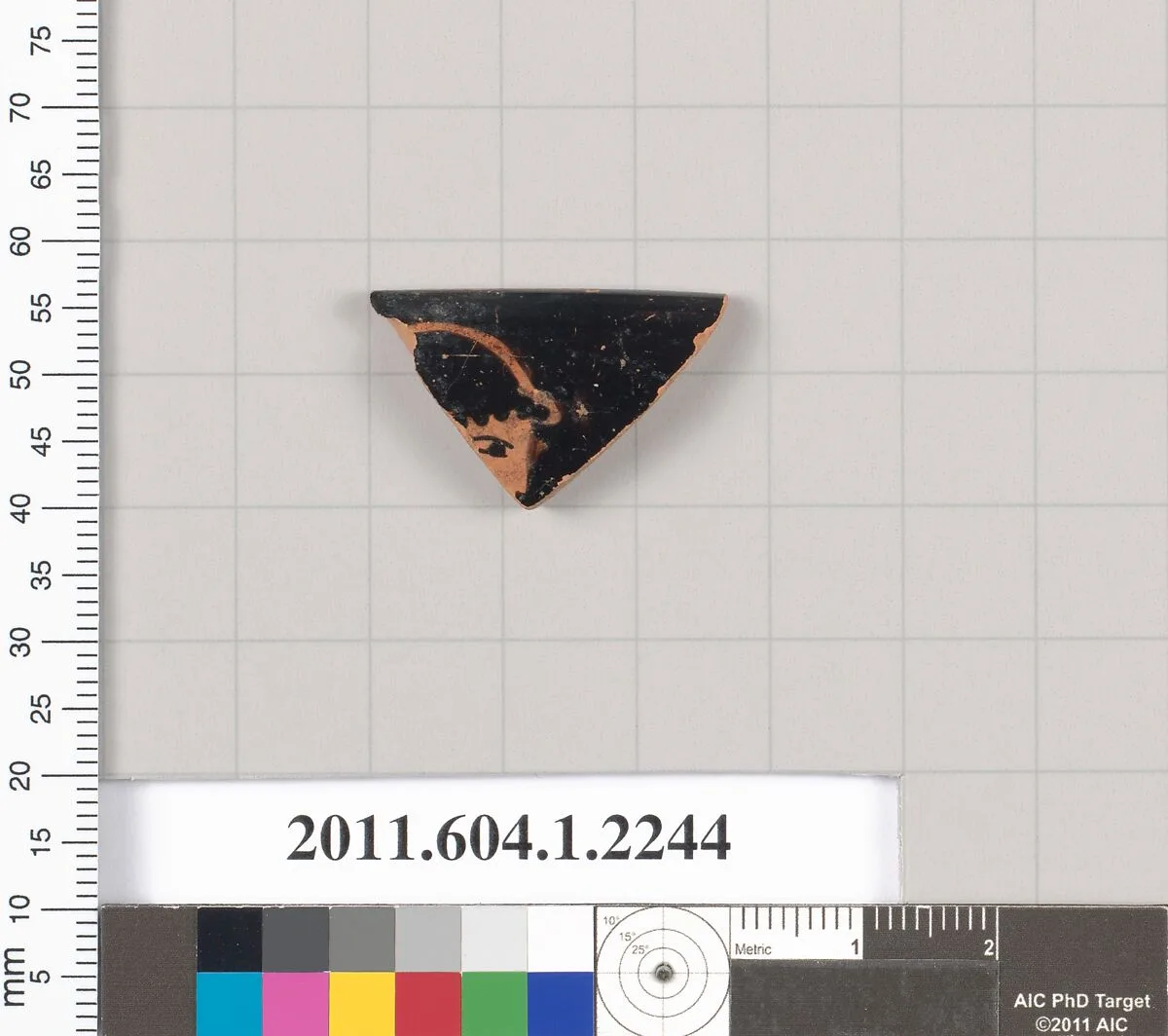 Terracotta rim fragment of a kylix (drinking cup) — Unknown