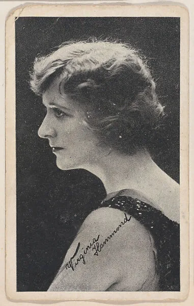 Virginia Hammond from Kromo Gravure "Leading Moving Picture Stars" (W623) — Kromo Gravure Photo Company, Detroit, Michigan