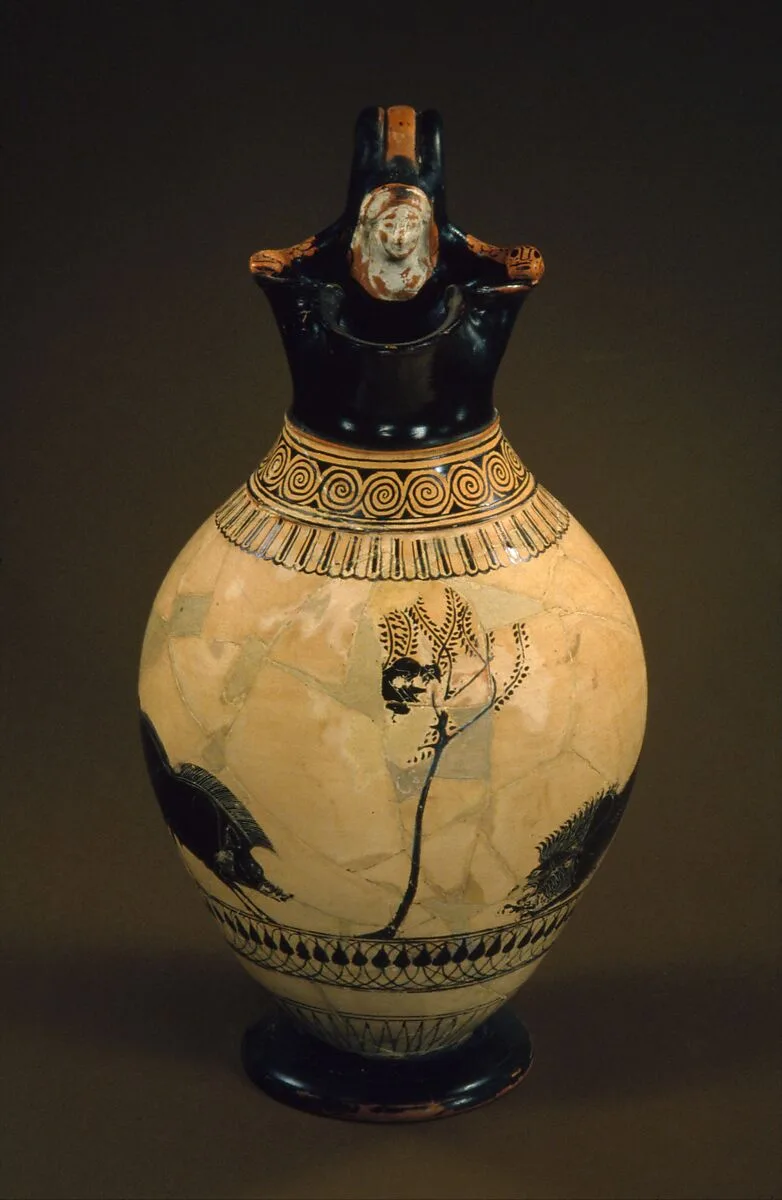 Terracotta oinochoe (jug) — Painter of London B 620