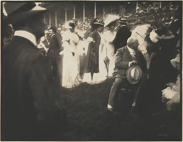 Steeplechase Day, Paris - The Grandstand — Edward J. Steichen