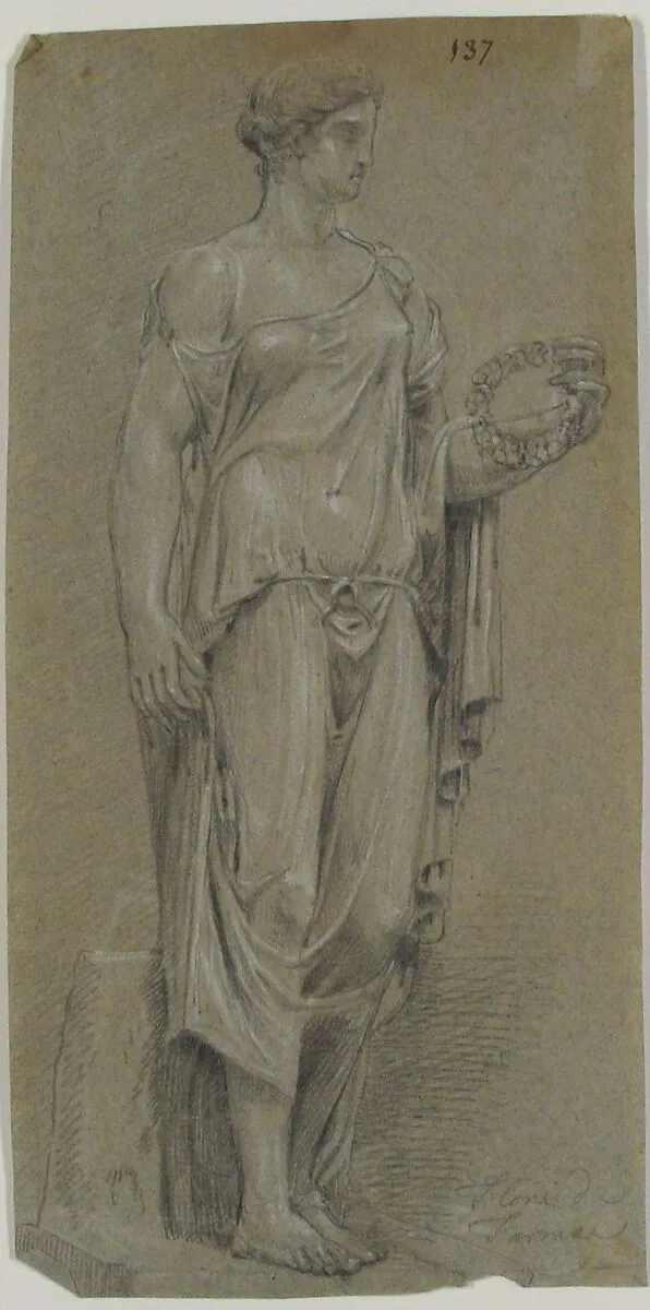 Statue of Flora from Farnese — Anonymous, French, 18th century