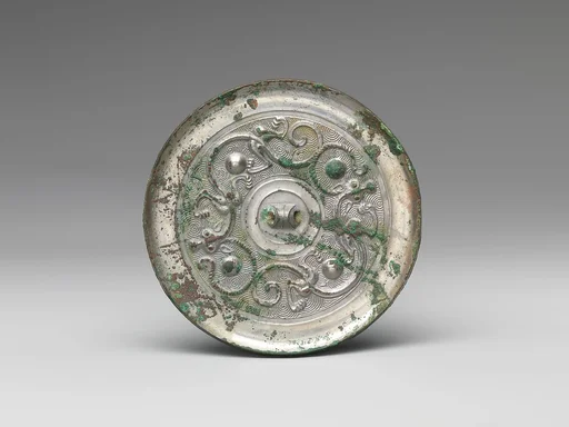 漢 雙龍紋銅鏡|Mirror with two dragons