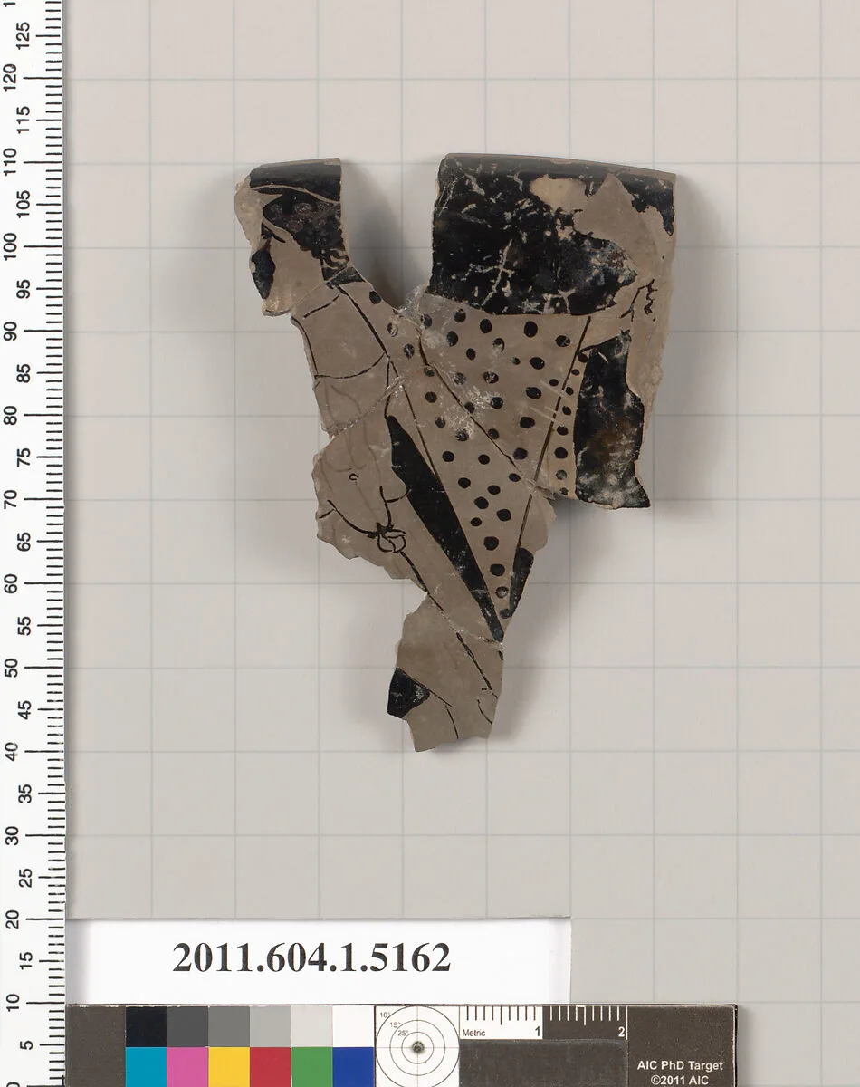 Terracotta rim fragment of a kylix (drinking cup) — Unknown
