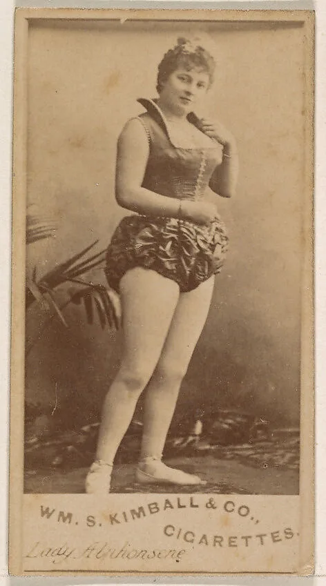 Lady Alphonsene, from the Actresses series (N203) issued by Wm. S. Kimball & Co. — William S. Kimball & Company