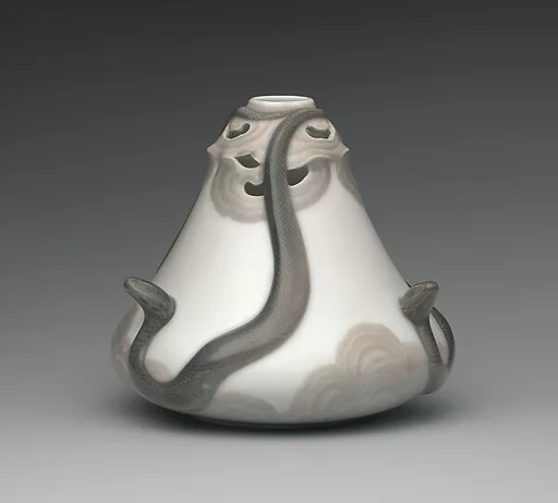Vase with snakes