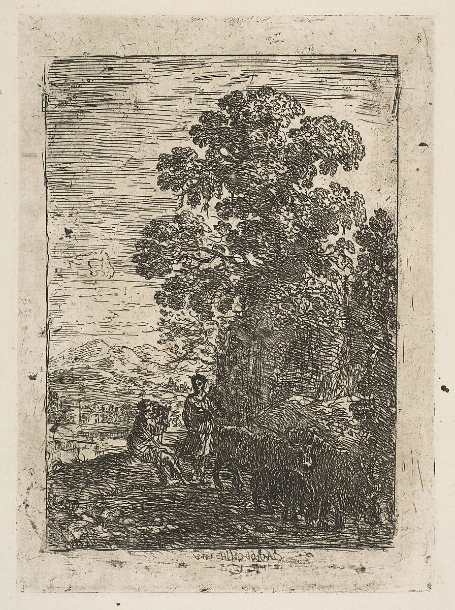 The Herdsman and the Shepherdess — Claude Lorrain (Claude Gellée)