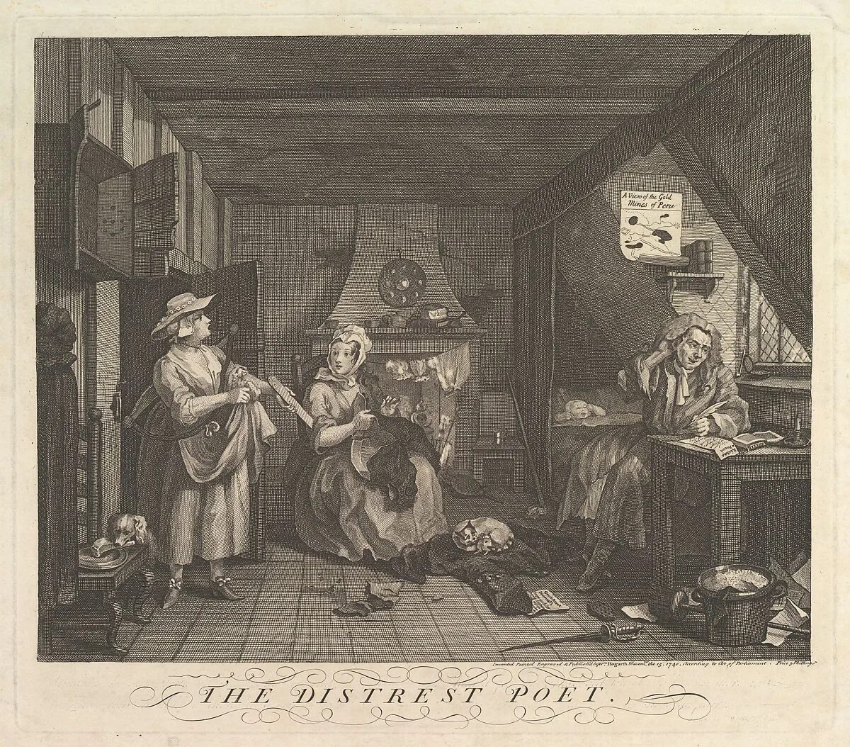 The Distrest Poet — William Hogarth