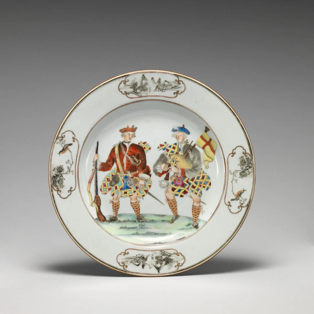 Plate (one of a pair) — Unknown