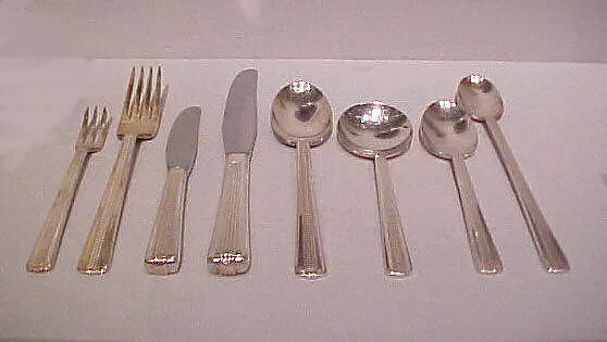 "20th Century Limited" Soup Spoon — Henry Dreyfuss|International Silver Company, Meriden, Connecticut