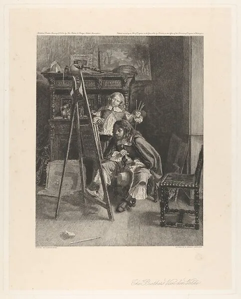 The Brothers Van Den Velde — The Printsellers' Association, London|Knoedler and Co.|Gerard Darbiche|Ernest Meissonier|British and Foreign Artists' Association|Willem van de Velde II|Adriaen van de Velde