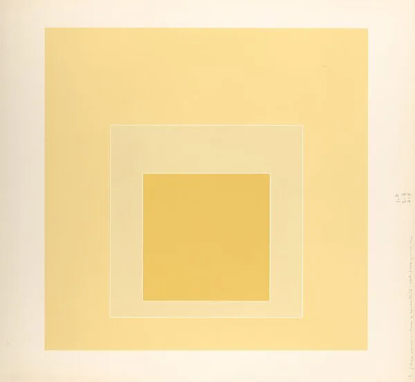 Proof for White Line Square series — Josef Albers|Gemini G.E.L.|Kenneth E. Tyler