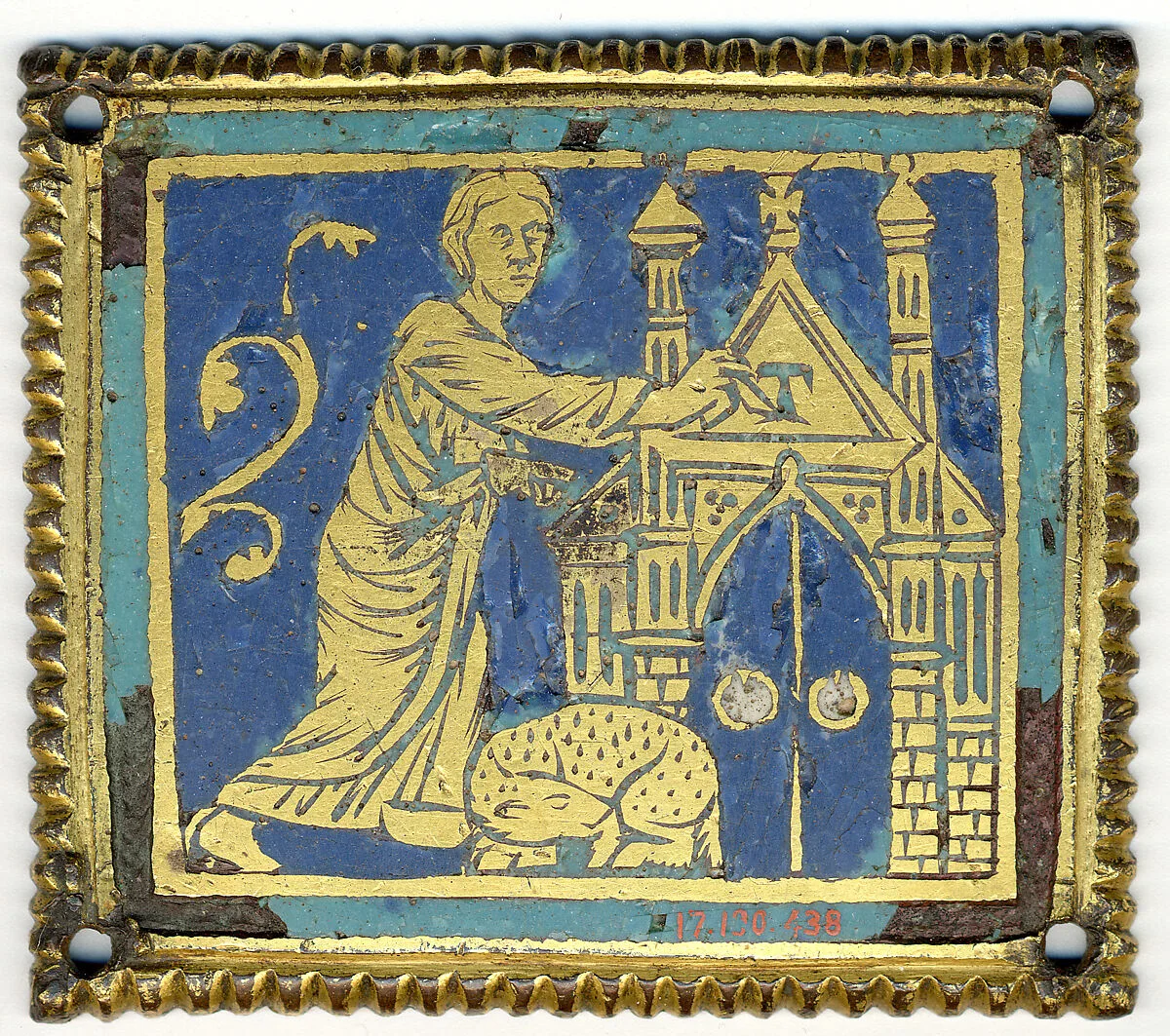 Plaque with Marking of the Door with the Letter Tau — Unknown