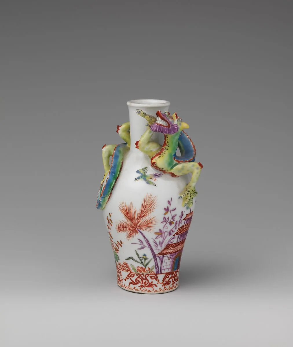 Vase (one of a pair) — Vienna|Claudius Innocentius Du Paquier period