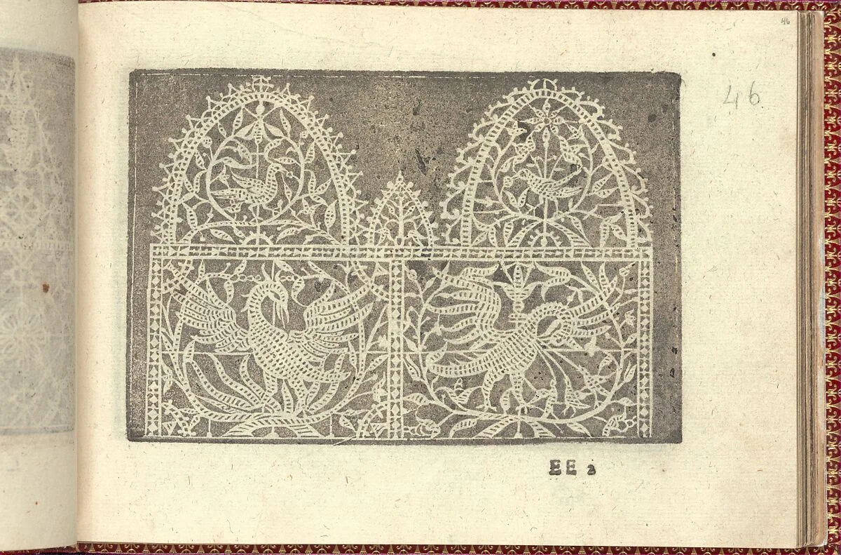 Corona delle Nobili et Virtuose Donne: Libro I-IV, page 46 (recto) — Cesare Vecellio
