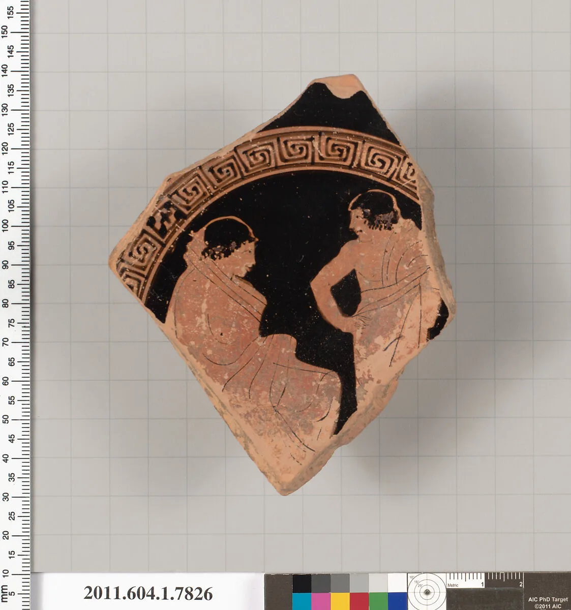 Terracotta fragment of a kylix (drinking cup) — Unknown