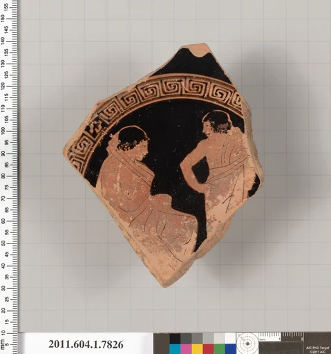 Terracotta fragment of a kylix (drinking cup)