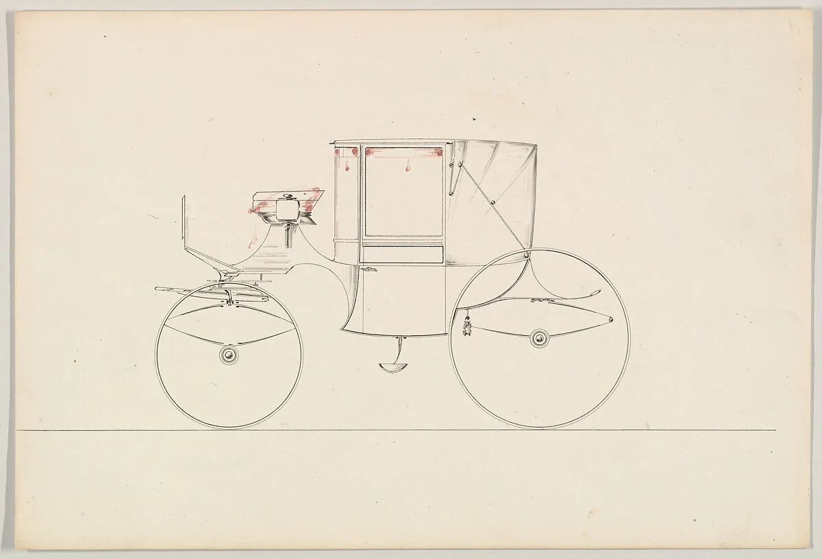 Design for Bow Front Landaulet (unnumbered) — Brewster & Co.