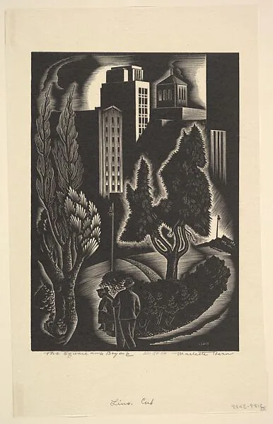 The Square and Beyond — Harold Mallette Dean|WPA