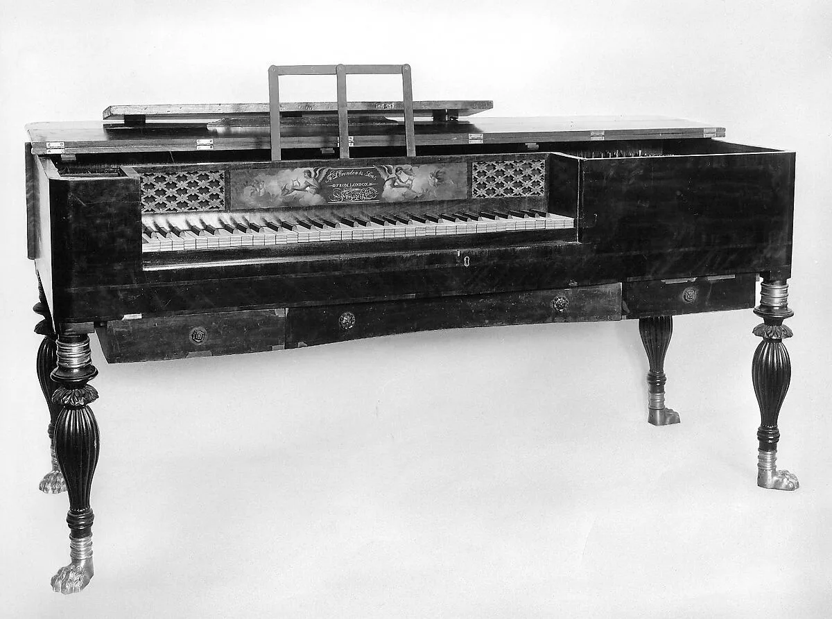 Square Piano — Thomas Loud Evenden