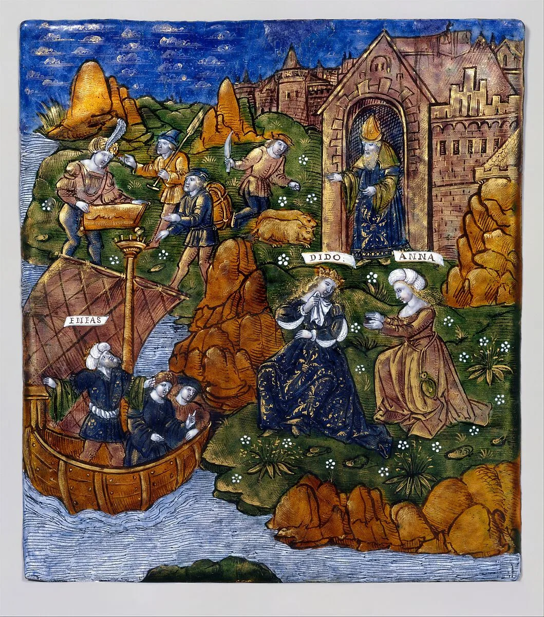 Aeneas Departs from Carthage (Aeneid, Book IV) — Master of the Aeneid