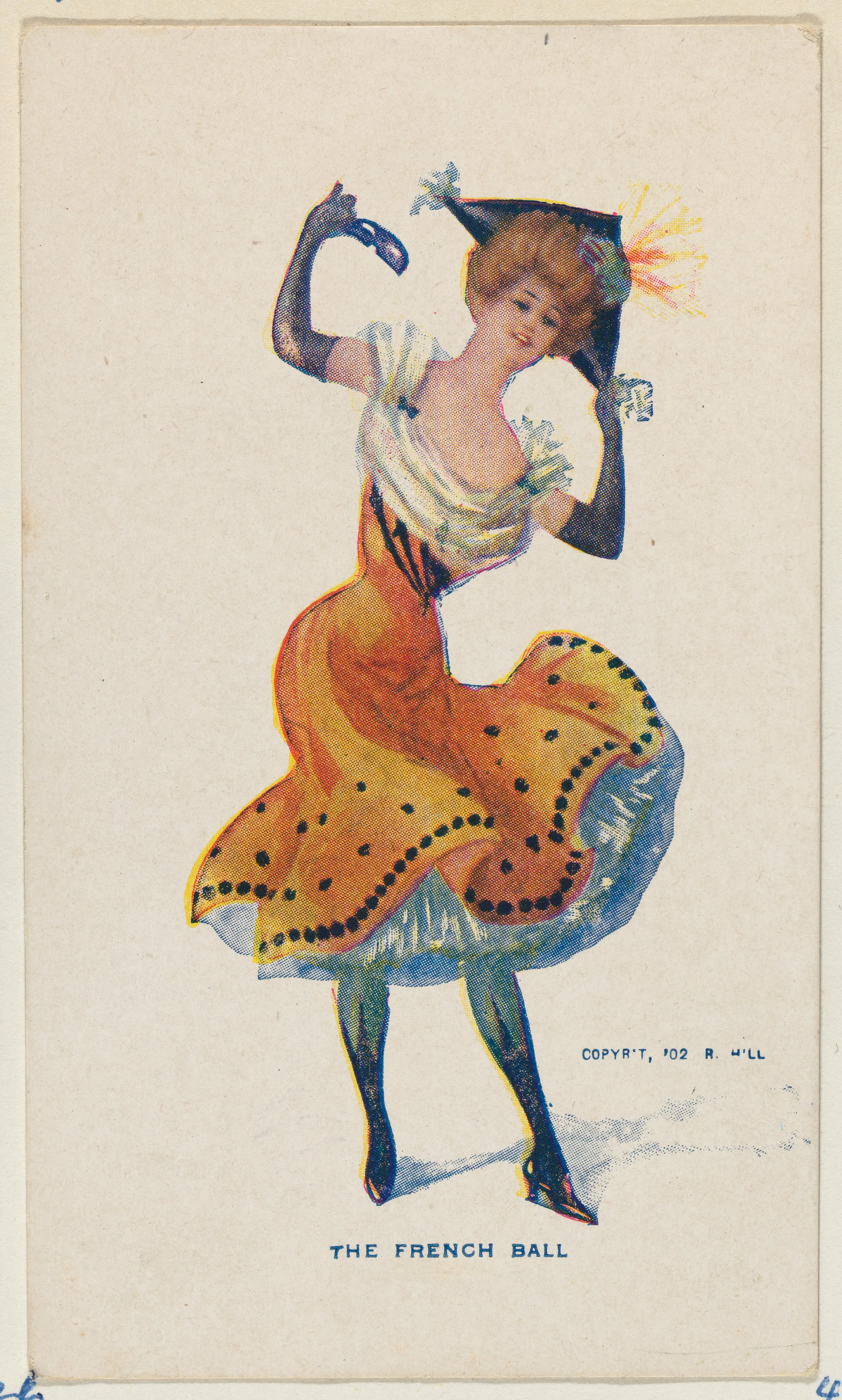 The French Ball, from the "Girls and Men in Costume" series (T65), issued with Golden Eagle Cigars by I. Lewis & Co. — I. Lewis & Co., Newark, New Jersey