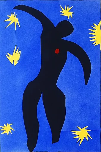Icarus, plate VIII from the illustrated book "Jazz"