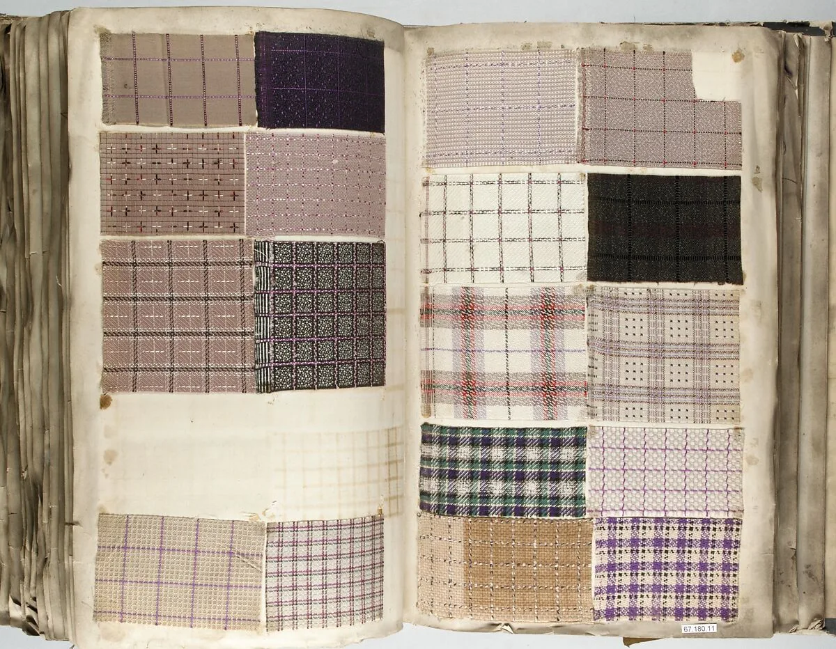 Textile Sample Book — Unknown