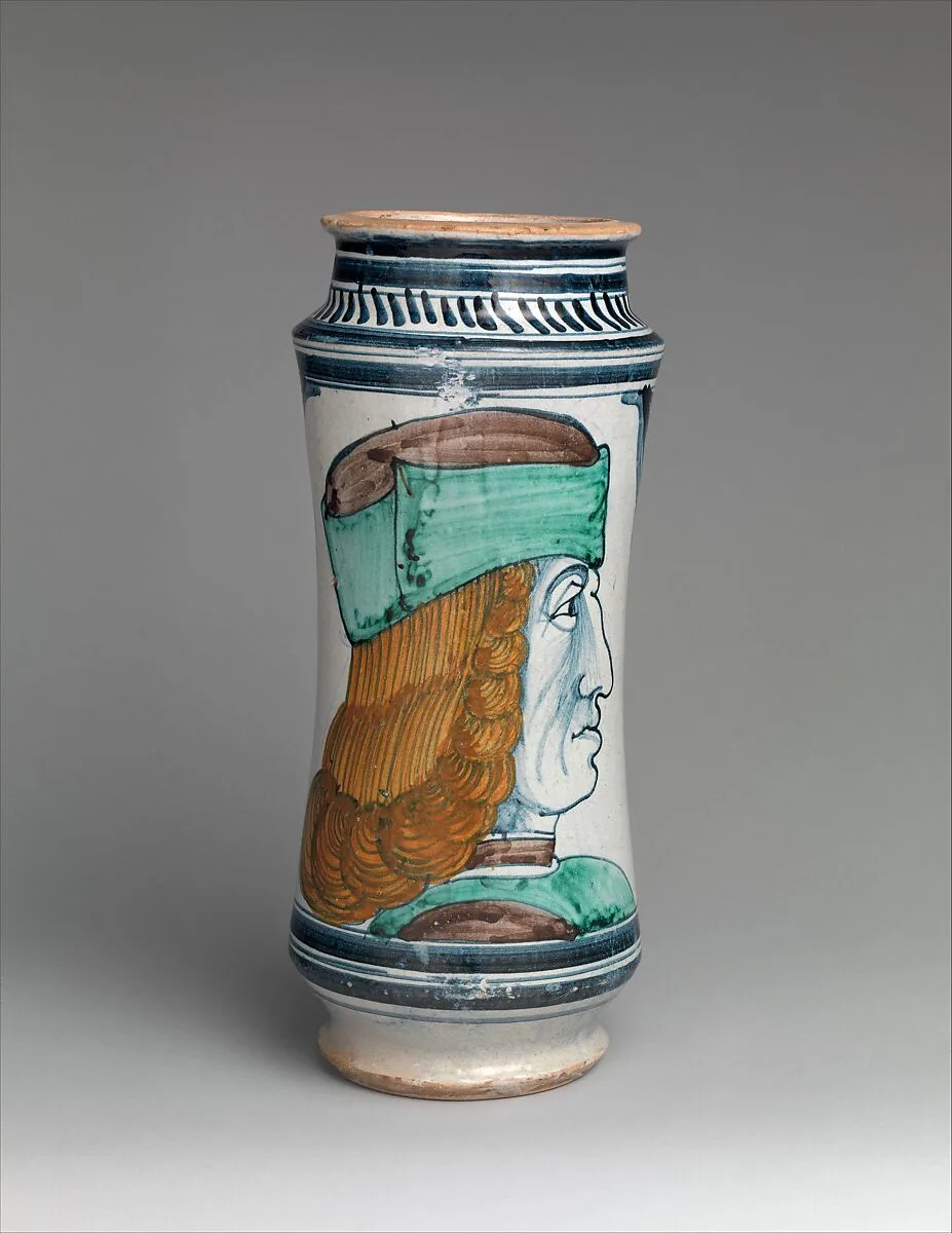 Pharmacy jar (albarello) — Unknown