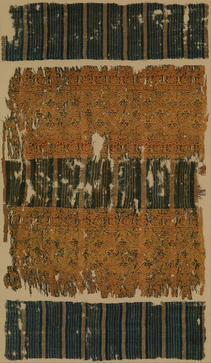 Textile with Stripes — Unknown