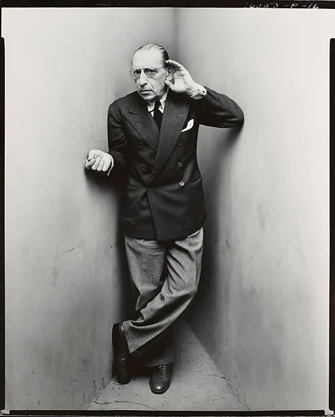 Igor Stravinsky, New York — Irving Penn