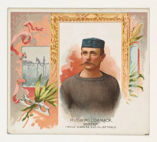 Hugh McCormack, Skater, from World's Champions, Second Series (N43) for Allen & Ginter Cigarettes