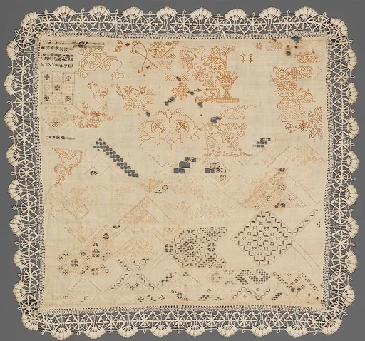 Embroidered sampler