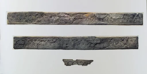 Three border strips