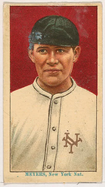 Chief Meyers, New York, from Coupon Cigarettes Baseball Issue, 1914-1916 — Coupon Cigarettes