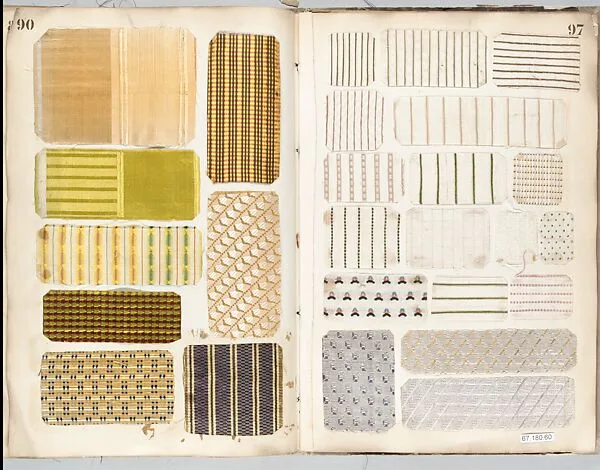 Textile Sample Book — Unknown