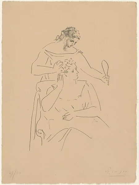 La Coiffure — Pablo Picasso|Charlot Frères|Edition Galerie Simon