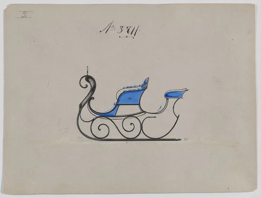 Design for Rumble Sleigh, no. 3811