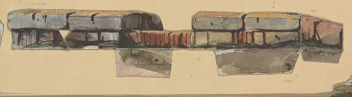 Design for a Stage Set — Eugène Cicéri