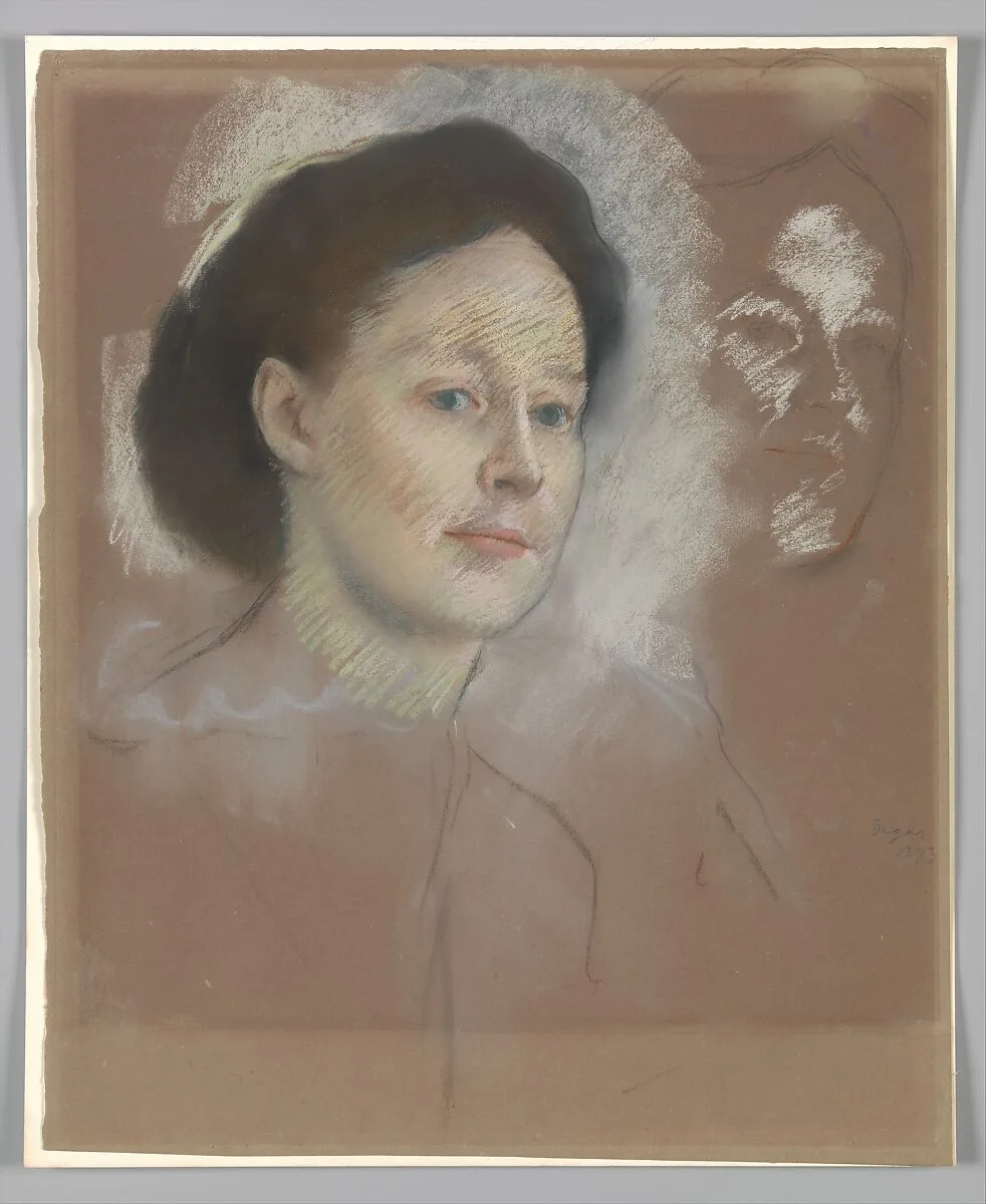 The Artist's Cousin, Probably Mrs. William Bell (Mathilde Musson, 1841–1878) — Edgar Degas