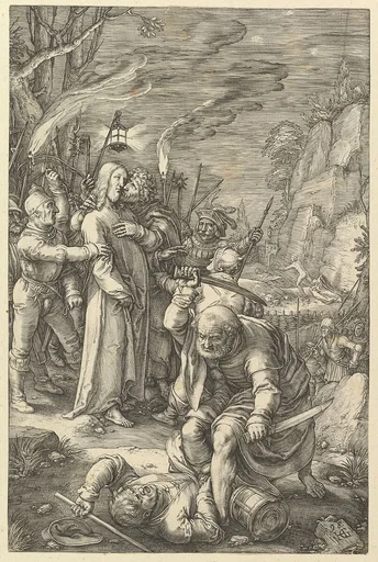 The Betrayal of Christ, from "The Passion of Christ"