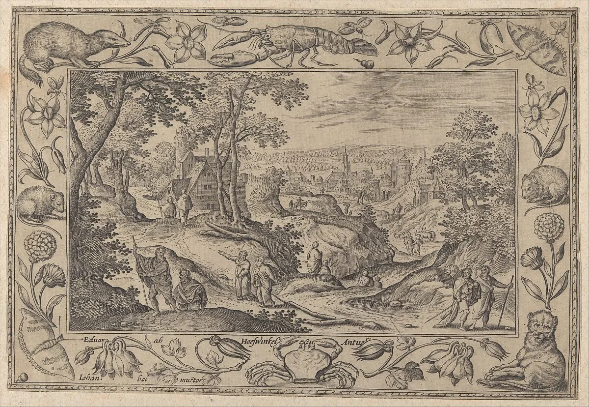 The Sending Out of the Apostles — Adriaen Collaert|Hans Bol
