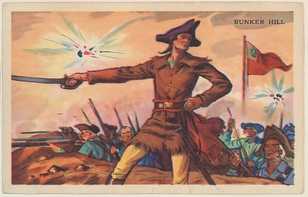Bunker Hill, bakery card from the Frontiers of Freedom series (D39-4), issued by the Gordon Bread Company — Gordon Bread Company